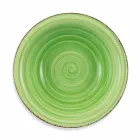 Geschirr mit farbigen Tellern 18 Stück in modernem Steinzeug - Abruzzen Viadurini