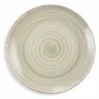 Geschirr mit farbigen Tellern 18 Stück in modernem Steinzeug - Abruzzen Viadurini