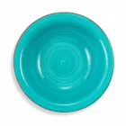 Geschirr mit farbigen Tellern 18 Stück in modernem Steinzeug - Abruzzen Viadurini