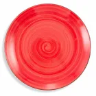 Geschirr mit farbigen Tellern 18 Stück in modernem Steinzeug - Abruzzen Viadurini