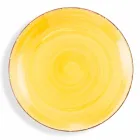 Geschirr mit farbigen Tellern 18 Stück in modernem Steinzeug - Abruzzen Viadurini