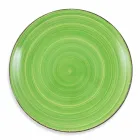 Geschirr mit farbigen Tellern 18 Stück in modernem Steinzeug - Abruzzen Viadurini