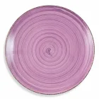 Geschirr mit farbigen Tellern 18 Stück in modernem Steinzeug - Abruzzen Viadurini