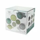 Geschirrset Farbige Teller Full 18 Pieces Design - Osteria Viadurini