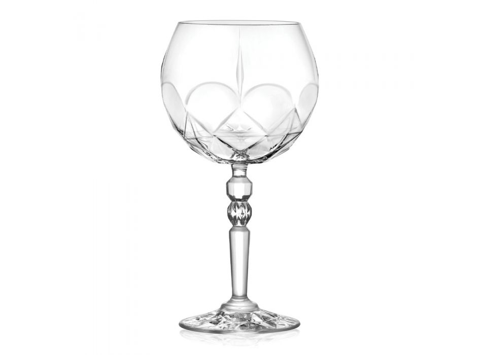 Gin Tonic Cocktailglas Service in Eco Crystal 12 Stück - Bromeo Viadurini