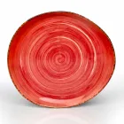 Set mit 16 modernen Design-Gerichten aus elegantem farbigem Steinzeug - Simba Viadurini