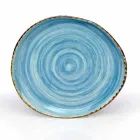 Set mit 16 modernen Design-Gerichten aus elegantem farbigem Steinzeug - Simba Viadurini