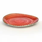 Set mit 16 modernen Design-Gerichten aus elegantem farbigem Steinzeug - Simba Viadurini