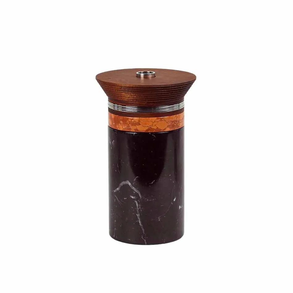 Cocktailservice Aperitif-Accessoires aus Marmor, Holz, Stahl - Norman Viadurini