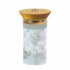 Cocktailservice Aperitif-Accessoires aus Marmor, Holz, Stahl - Norman Viadurini