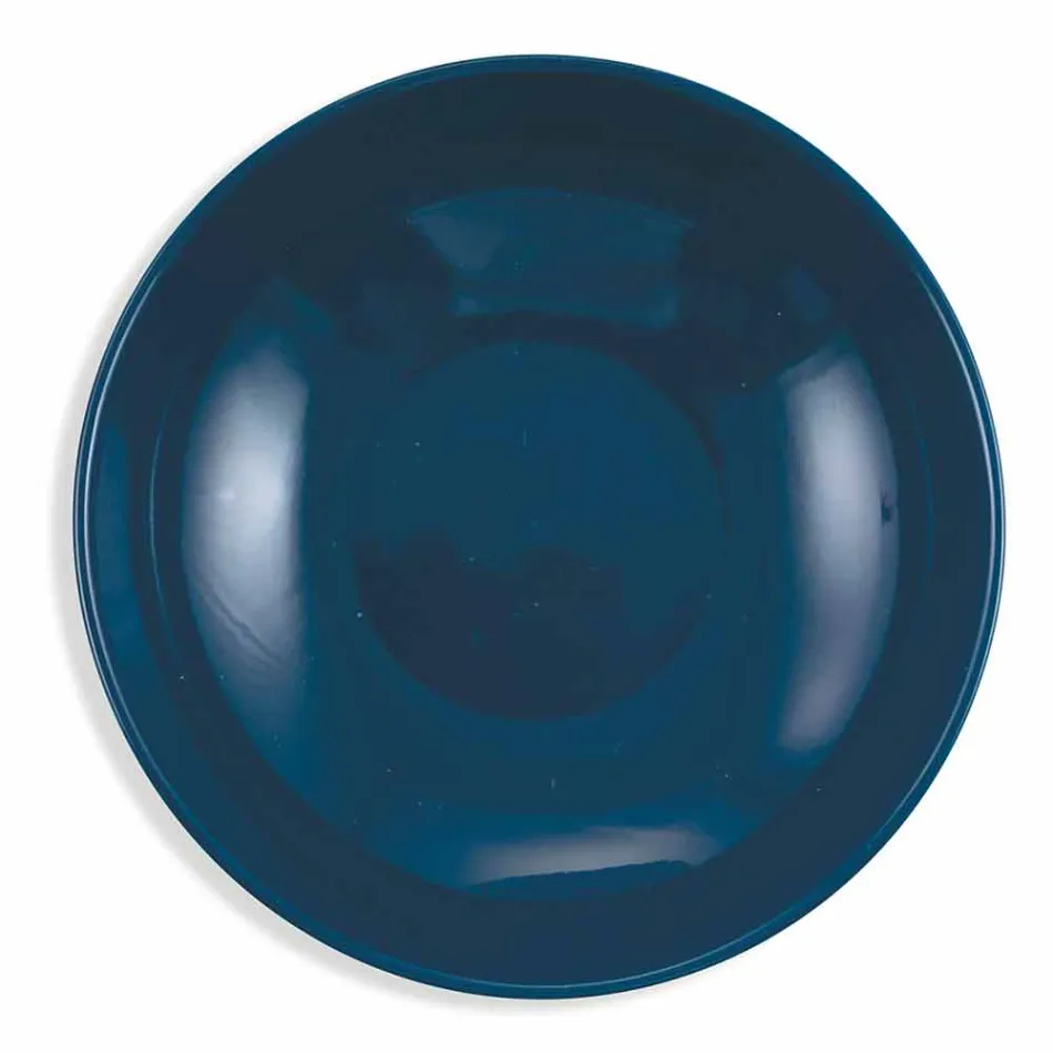 Service farbige und moderne Gerichte Geschirr Komplettset 18 Stück - Cefalu Viadurini