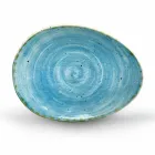 12 Stück Vorspeisenteller Service in farbigem Steinzeug von modernem Design - Simba Viadurini