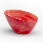 12 Stück Vorspeisenteller Service in farbigem Steinzeug von modernem Design - Simba Viadurini