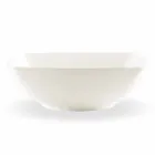 Serviergeschirr 3 Stück Modernes Design aus weißem Porzellan - Malaga Viadurini