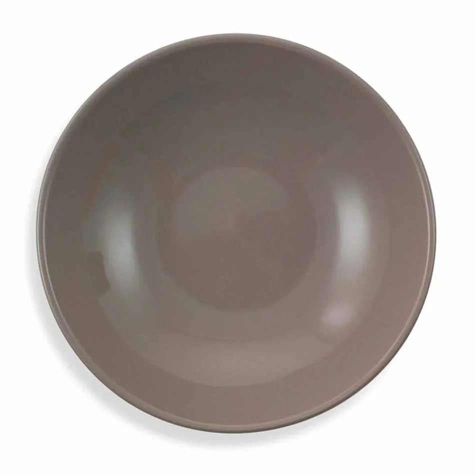 Ethnischer Geschirrservice aus Porzellan und farbigem und modernem Steinzeug 18 Stück - Fez Viadurini