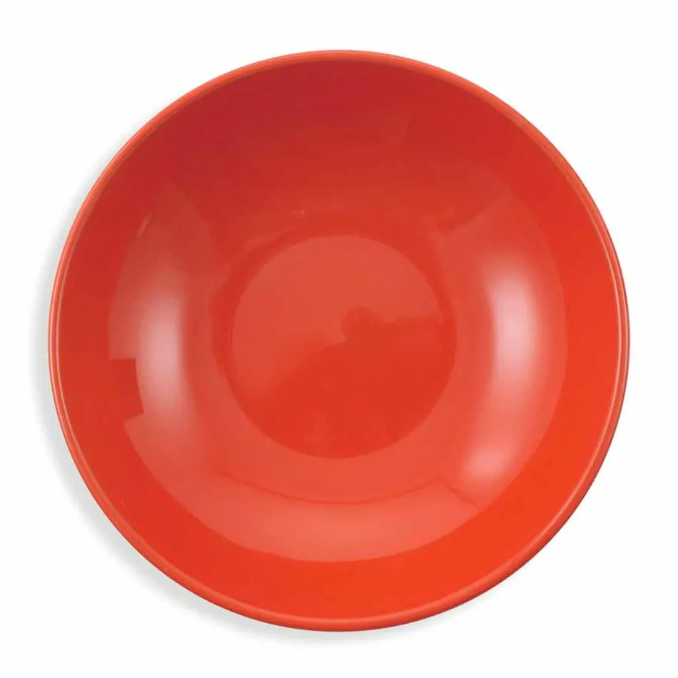 Ethnischer Geschirrservice aus Porzellan und farbigem und modernem Steinzeug 18 Stück - Fez Viadurini