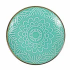 Geschirrservice in Hartdolomitgrau, Hellblau oder Blau 18 Stück - Arabisch Viadurini