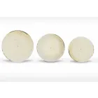 18 Stück Porzellan farbiger und moderner Teller Teller Service - Rurolo Viadurini