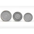 18 Stück Porzellan farbiger und moderner Teller Teller Service - Rurolo Viadurini