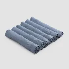 Elegantes Leinenserviettenservice mit Faltkante, 6 farbige Teile - Onestini Viadurini