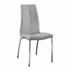 4. September Stühle modernes Design Kunstleder und Chrom-Metall-Alba Viadurini
