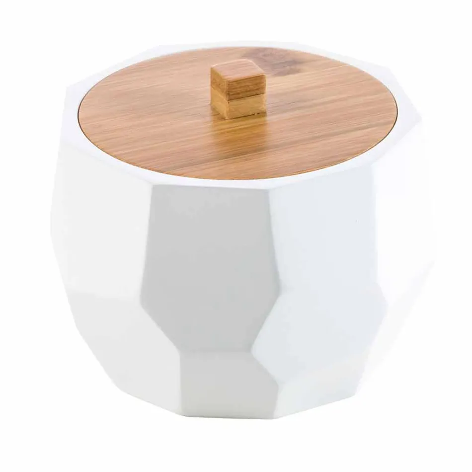 Design-Badaccessoire-Set aus Rivalba-Holz und -Harz Viadurini