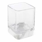 Modernes Badezimmerzubehör aus Calacatta-Marmor und Carona-Glas Viadurini