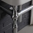 Bad-Set mit Waschbecken und Spiegel in der Struktur der Delphin Kreativität Viadurini