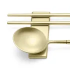 Set bestehend aus Obstlöffel, Essstäbchen und Besteckablage - Osaka Viadurini