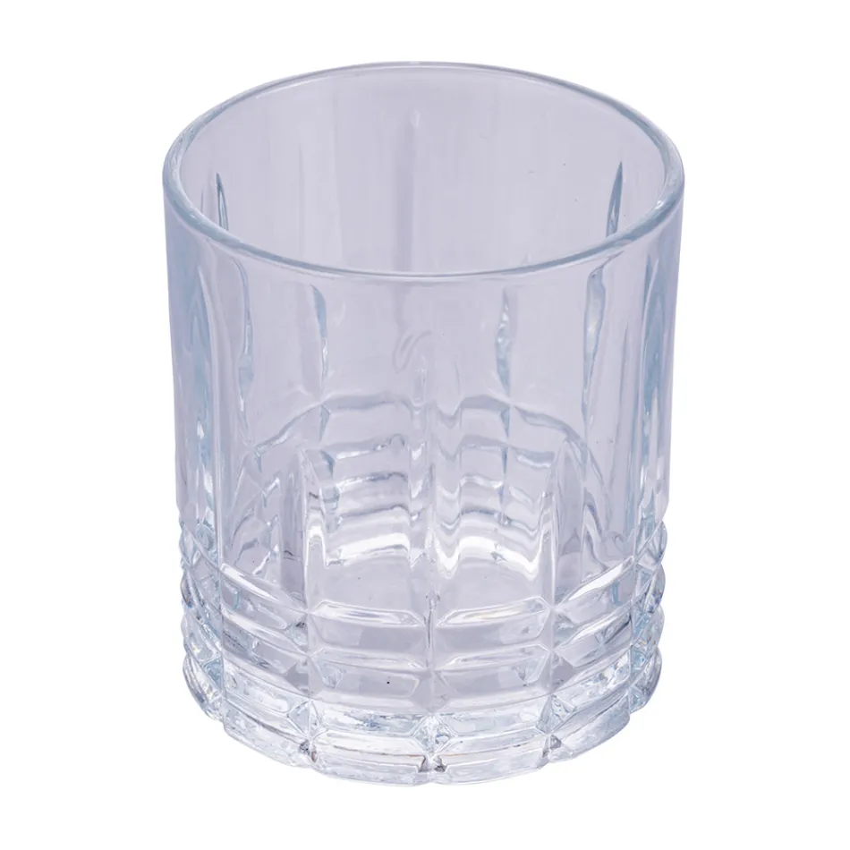 12er Set Wassergläser 320 ml aus handgefertigtem Glas - Tasse Viadurini