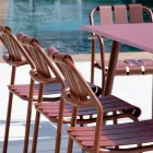 2er-Set Gartenstühle komplett aus Aluminium - Resplendent Viadurini