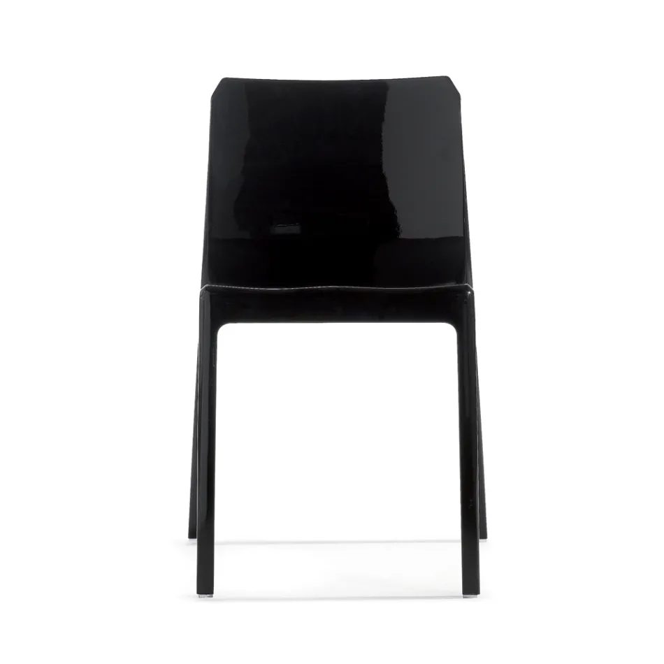 Set mit 4 Außen- und Innenstühlen aus Polypropylen in verschiedenen Farben – gebaut Viadurini