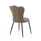 Set mit 4 Stühlen aus Kunstleder in Antikoptik – Bernstein Viadurini