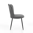 Set mit 4 Stühlen aus Kunstleder in Antikoptik – Bernstein Viadurini