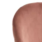 Set mit 4 Stühlen aus Mikrofaserstoff mit Samteffekt – Terbio Viadurini