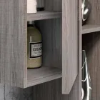 Holzset und Fenix moderne Badmöbelaufhängung made Italy Bari Viadurini