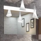 Set aus Holz-Badmöbel-Aufhängung Design made in Italy Cesena Viadurini