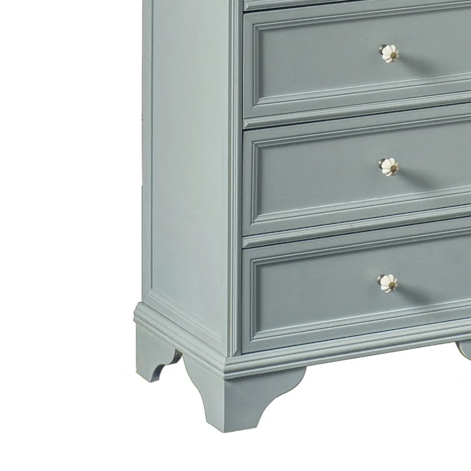 Kommode aus Massivholz in verschiedenen Ausführungen, hergestellt in Italien – Nortia Viadurini