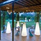 Farbiger hoher Hocker Slide Koncord modernes Design aus Italien Viadurini