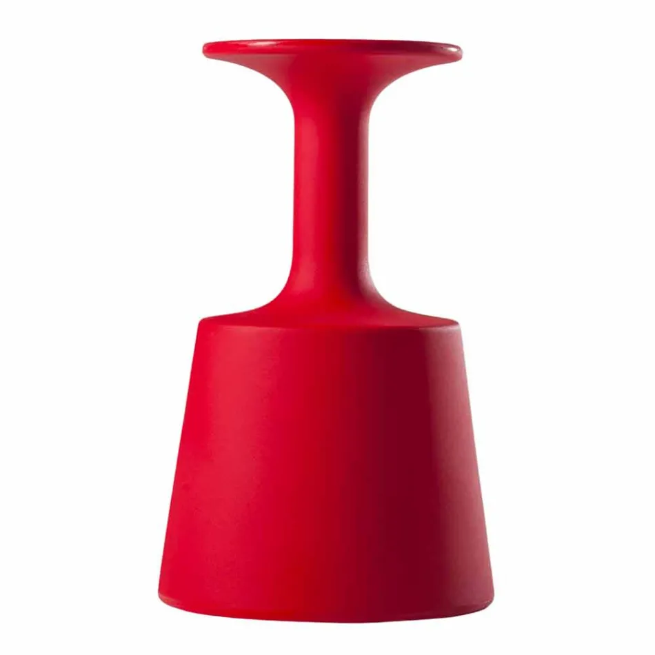 Hoher farbiger Barhocker Modern Slide Drink in Italien hergestellt Viadurini