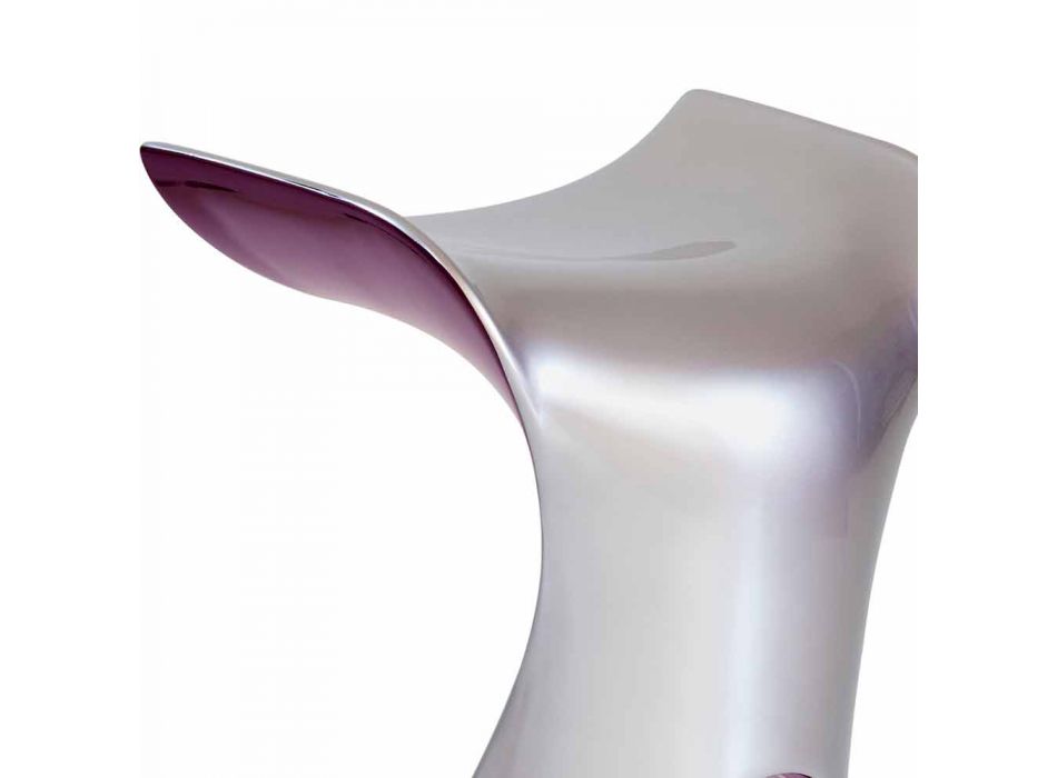 Moderner High Design Hocker aus Polyethylen - Koncord Next by Slide Viadurini