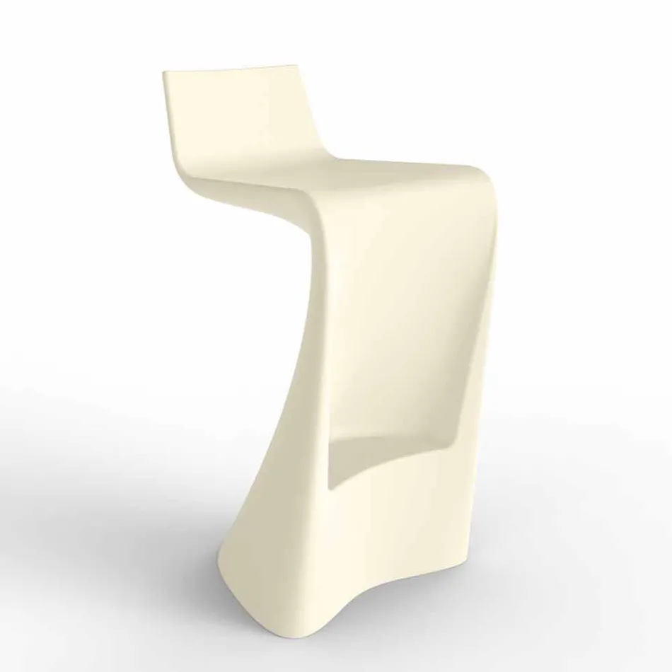 Wing Vondom Barhocker in modernem Design aus Polyethylen Viadurini