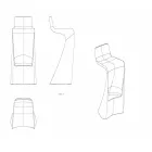 Wing Vondom Barhocker in modernem Design aus Polyethylen Viadurini