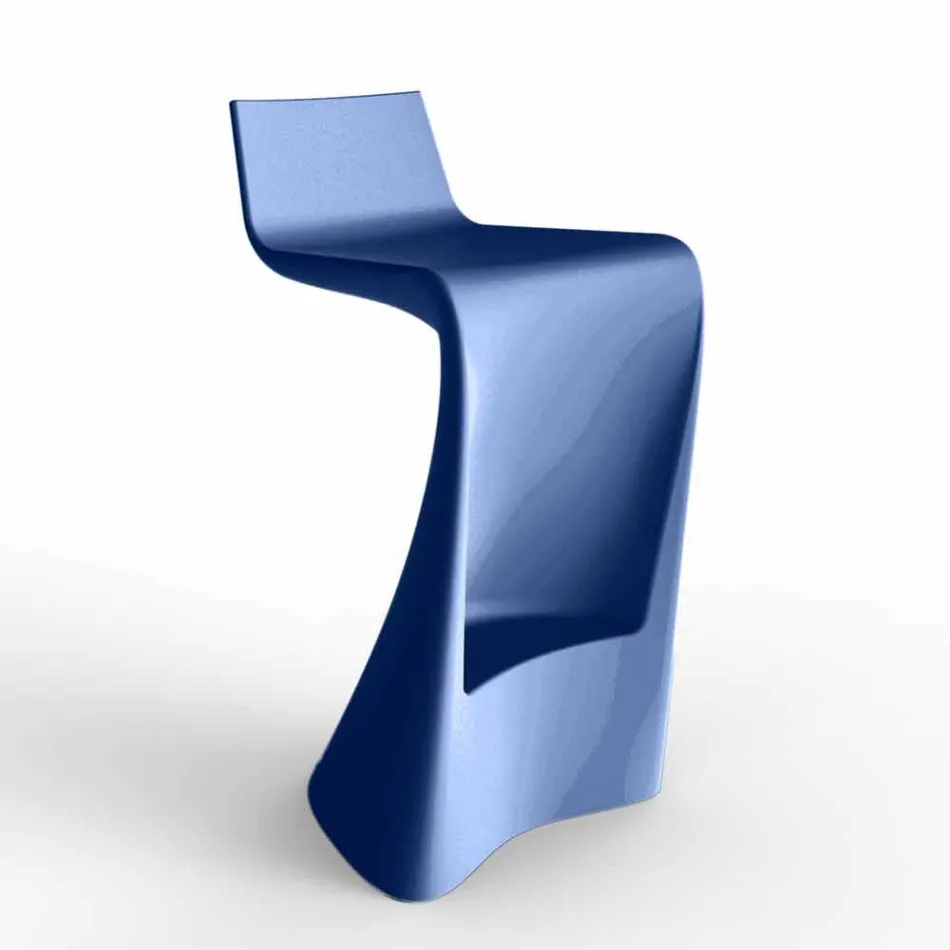Wing Vondom Barhocker in modernem Design aus Polyethylen Viadurini