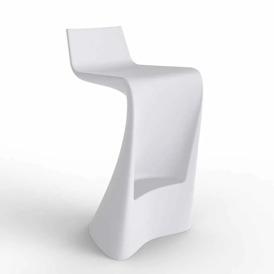 Wing Vondom Barhocker in modernem Design aus Polyethylen Viadurini