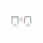 Niedriger Hocker aus lackiertem Aluminium im Freien Hergestellt in Italien - Sondra Viadurini