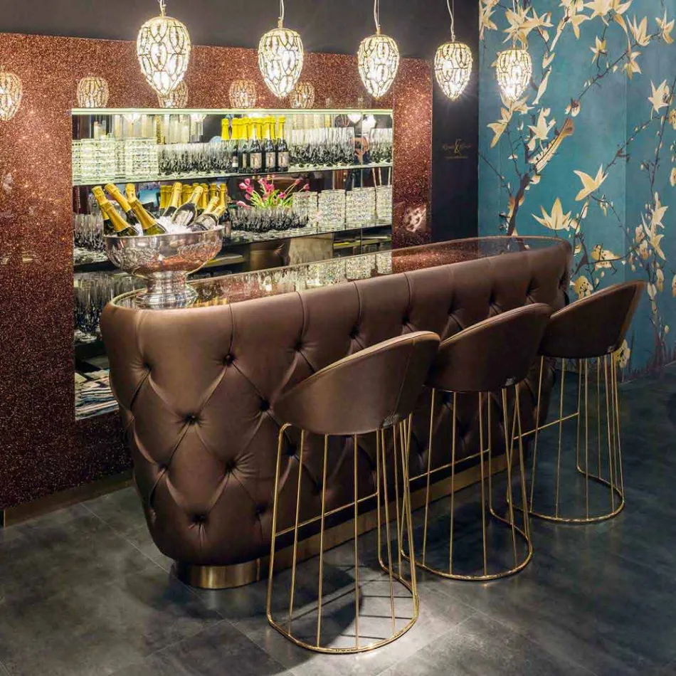 Moderner Barhocker 100% Made in Italy Dedo Viadurini