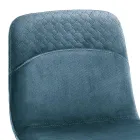 Küchenhocker aus farbigem Samt, modernes und elegantes Design – Bizet Viadurini