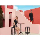 Brooklyn by Vondom Außenhocker aus Polypropylen, H 76 cm Viadurini