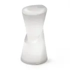 Leuchtender Außenhocker aus weißem Polyethylen Made in Italy - Strawberry Viadurini